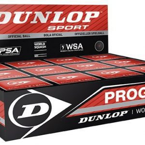 Dunlop Progress Squash Balls (1 Ball Box of 12)